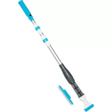   Akkumulátoros medenceporszívó, Strend Pro, 32 l/perc, 4000 mAh, 160 cm-ig állítható teleszkópos nyél, IPX7 vízálló, kefés fejjel, műanyag ház (TC246470)