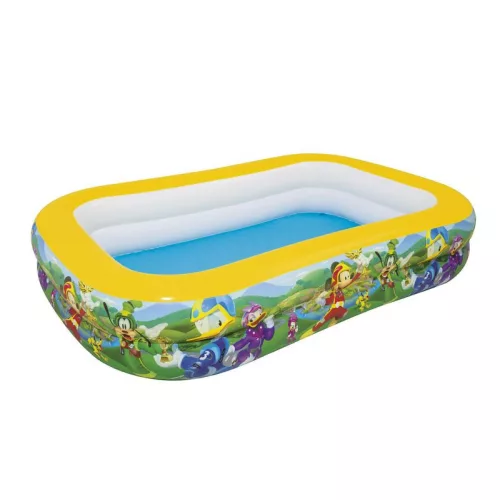 BESTWAY, 91008, Mickey Mouse, felfújható gyermekmedence, 2,62 x 1,75 x 0,51 m