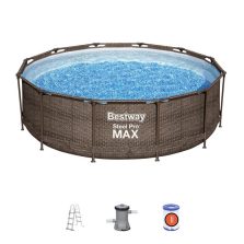  Bestway Steel Pro Max Rattan 3,66 m x 100 cm medence szett (56709)