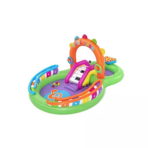 BESTWAY, 53117, Sing 'n Splash, felfújható gyermekmedence, 2,95 x 1,90 x 1,37 m