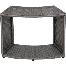   MSpa jacuzzi kiegészító bútor, kerek pezsgőfürdőhöz, nyitott, 80 x 30 x 58 cm