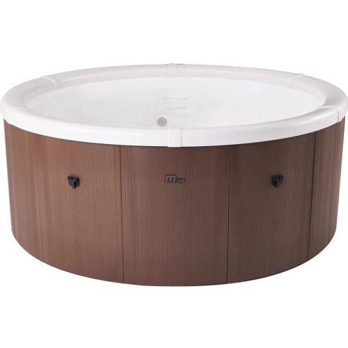 Jakuzzi, MSpa Frame Rome F-RO066W, 6 személyes, 790 l, 182 x 70 cm, masszázs funkció, LED világítás, UVC fertőtlenítés, fa hatású burkolat