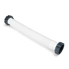  INTEX Homokszűrő csatlakozótömlő, összekötő gégecső, 45 cm, fehér, műanyag, 38 mm-es csatlakozó (11535)