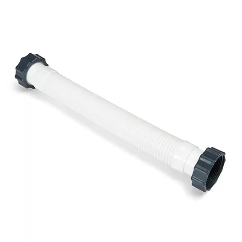 INTEX Homokszűrő csatlakozótömlő, összekötő gégecső, 45 cm, fehér, műanyag, 38 mm-es csatlakozó (11535)