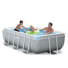   INTEX MetalPrism Set négyszögletű medence 300 x 175 x 80 cm (26784)