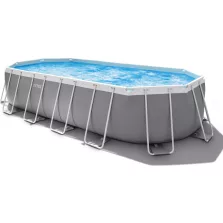   INTEX MetalPrism Set ovális medence 610 x 305 x 122 cm (26798)