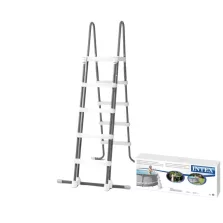   INTEX Biztonsági medence létra 4 fokos 132cm magas medencékhez (28077)