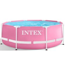 INTEX Metal medence 244 x 76 cm, rózsaszín (28290)