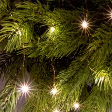   Home ML 30/WW micro LED-es fényfüzér, 2,9 m / 30 db melegfehér micro LED, állófényű, kapcsolható és időzíthető, átlátszó vezeték, elemes, beltéri kivitel