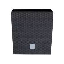 Prosperplast Rato Square kaspó antracit 26,5 x 26,5 x 50 cm