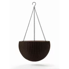   Keter Hanging Sphere függesztett virágtartó, whiskey barna