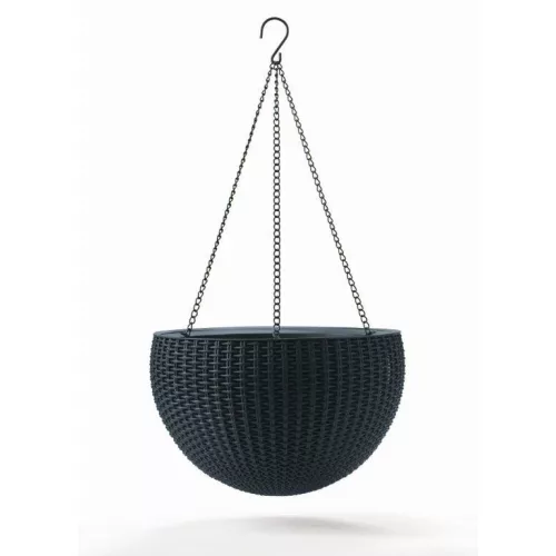 Keter Hanging Sphere függesztett virágtartó, grafit