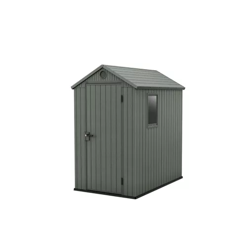 Keter Darwin 4 x 6 kerti tároló, zöld, padlóval