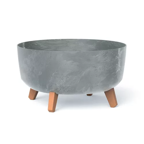 Prosperplast GRACIA LOW kaspó 38 cm beton effect