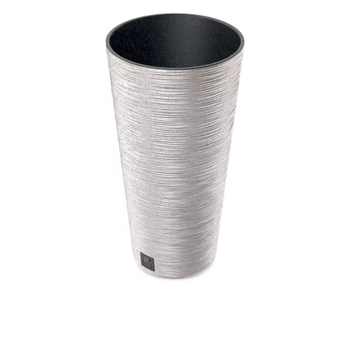Prosperplast FURU SLIM ECO WOOD 30 cm fehér virágcserép