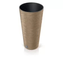 Virágcserép Prosperplast FURU SLIM ECO WOOD 30 cm, naturo