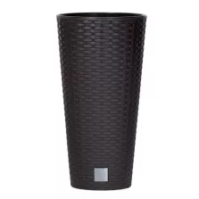   Prosperplast Rato Tubus virágcserép barna 30 cm-es betéttel