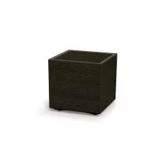   Virágcserép Prosperplast MADERA SQUARE öko fa 38,5 cm kávé
