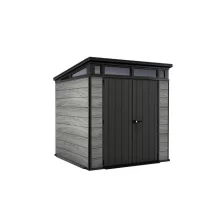 Kerti ház Keter PENT Signature 7x7 Storm Grey, padlóval