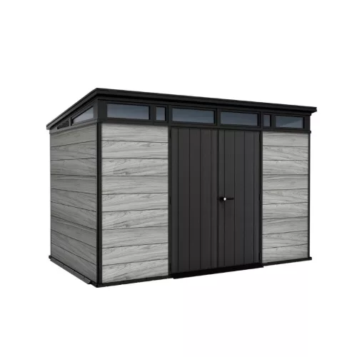 Kerti ház Keter PENT Signature 11x7 Storm Grey, padlóval