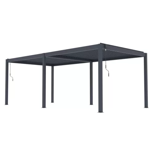 G21 Austin Premium 6x3 m bioklimatikus pergola, antracit alumínium