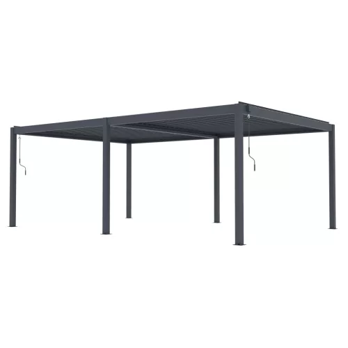 G21 Austin Premium 6x4 m bioklimatikus pergola, antracit alumínium