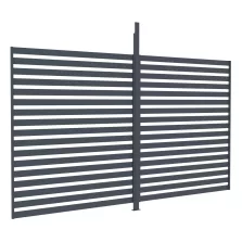   G21 kiegészítő fix lamellás fal 4x2,6 m Trenton pergolához