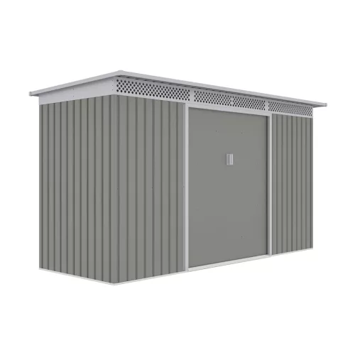 Kerti ház G21 GRAH 483 - 340 x 142 cm, metál szürke