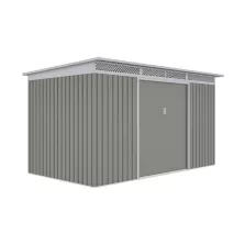 Kerti ház G21 GRAH 700 - 340 x 206 cm, metál szürke