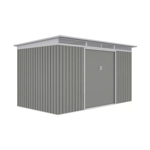 Kerti ház G21 GRAH 700 - 340 x 206 cm, metál szürke