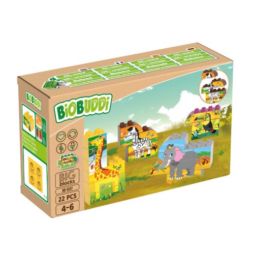 BiOBUDDi BB-0257 | legó-duplo-kompatibilis bio építőjáték | Safaris képalkotás