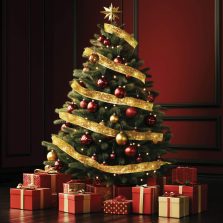   Home RLS10WW LED-es szalag mintákkal, arany színű szalag, 8 funkció, 100db melegfehér LED, 10m hosszú, 5cm széles, elemes tápellátás, beltéri kivitel