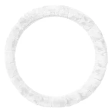 Kormányvédő huzat plüss fehér