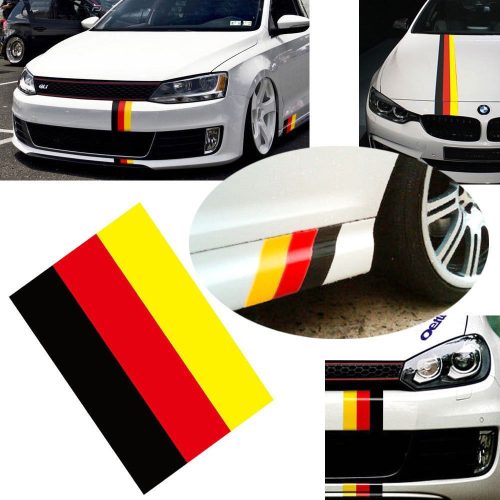 Német zászló autó matrica