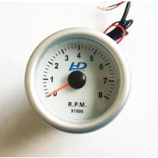 Fordulatszám mérőóra fehér számlappal