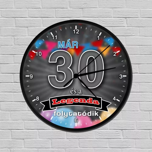 Legendás születésnapi óra 30