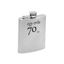 Fém laposüveg - 70. Születésnapra