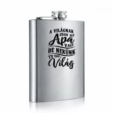 Fém laposüveg - Apa a világ