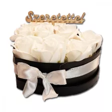 Szappanrózsa szívbox