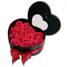 Szappanrózsa szívbox