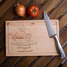 Egyedi vágódeszka szakács - XXL