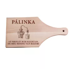 Pálinka No.2 egyedi vágódeszka - nyeles