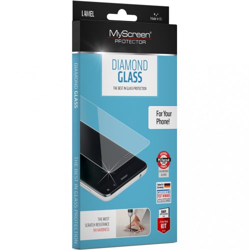 Sony Xperia Z1, Kijelzővédő fólia, ütésálló fólia, MyScreen Protector, Diamond Glass (Edzett gyémántüveg), Clear