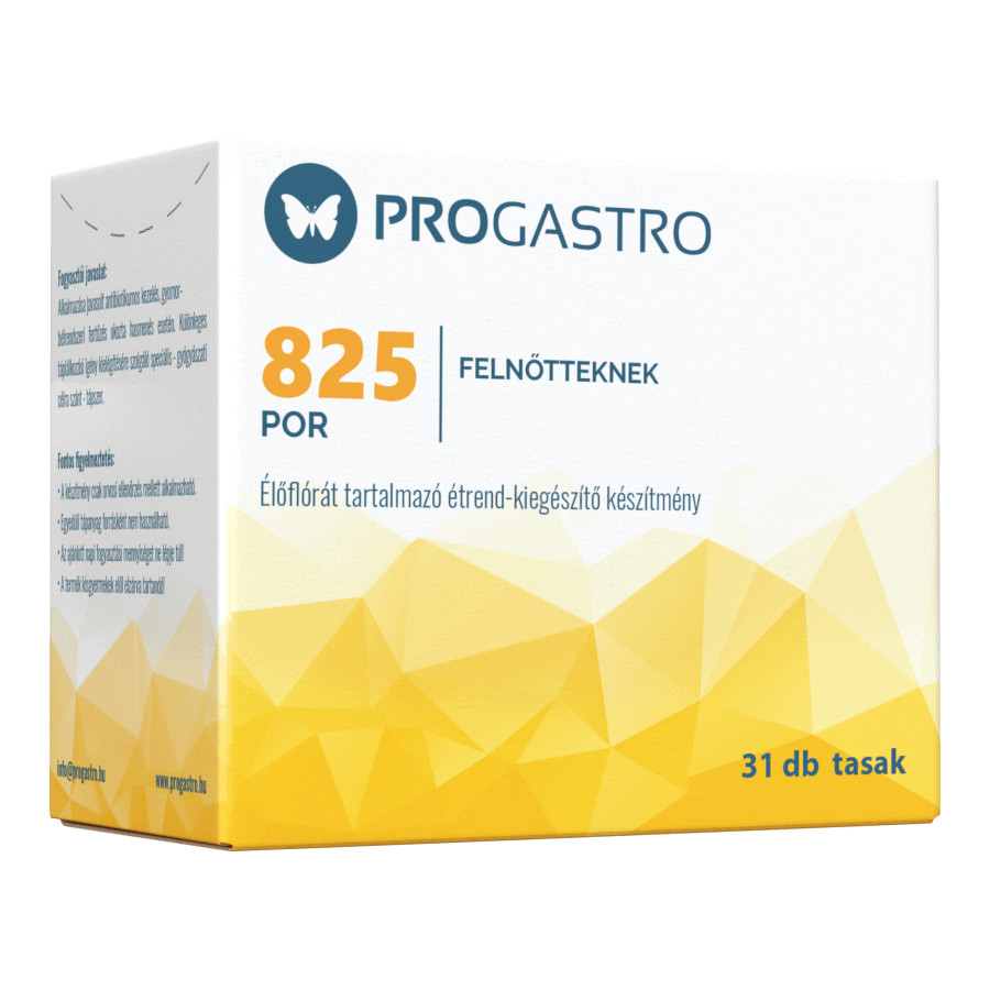 ProGastro 825 - Élőflórát tartalmazó étrend-kiegészítő készítmény (31 db tasak)